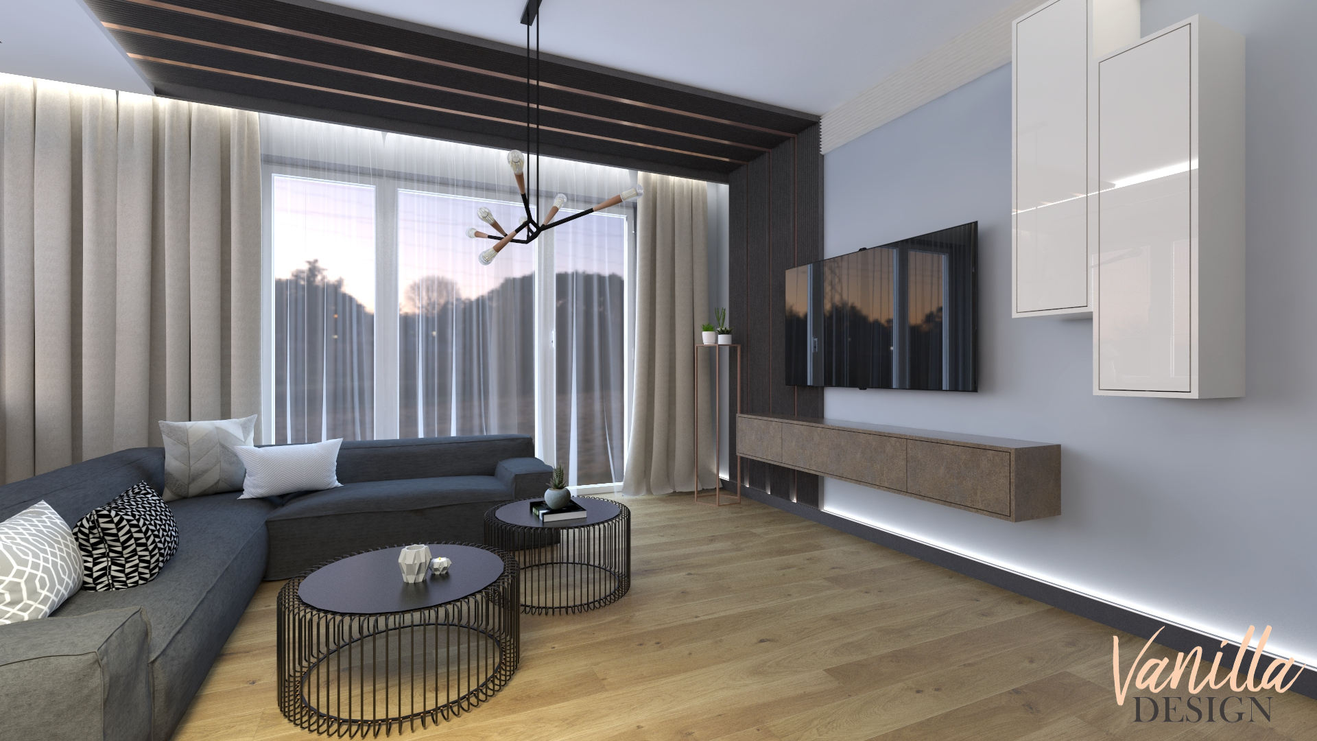 Projekt nowoczesnego mieszkania w Łęcznej — VanillaDesign ...