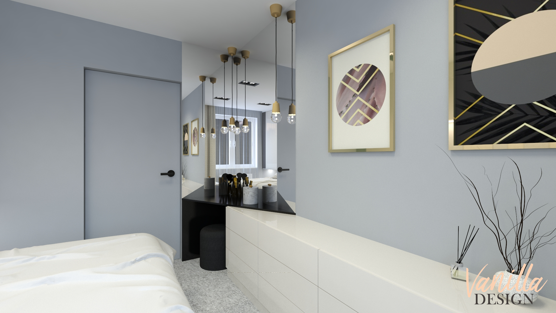 Projekt nowoczesnego mieszkania w Łęcznej — VanillaDesign ...