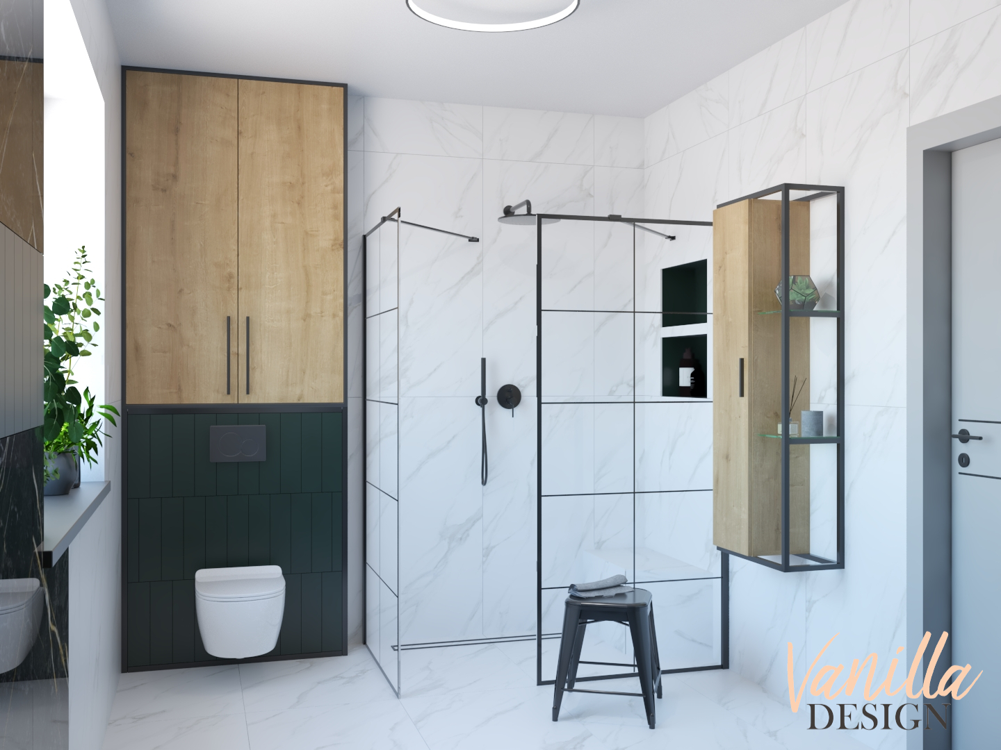 Projekt domu w Łęcznej — VanillaDesign - Projektowanie Wnętrz Lublin